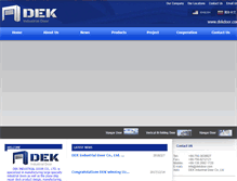 Tablet Screenshot of dekdoor.com